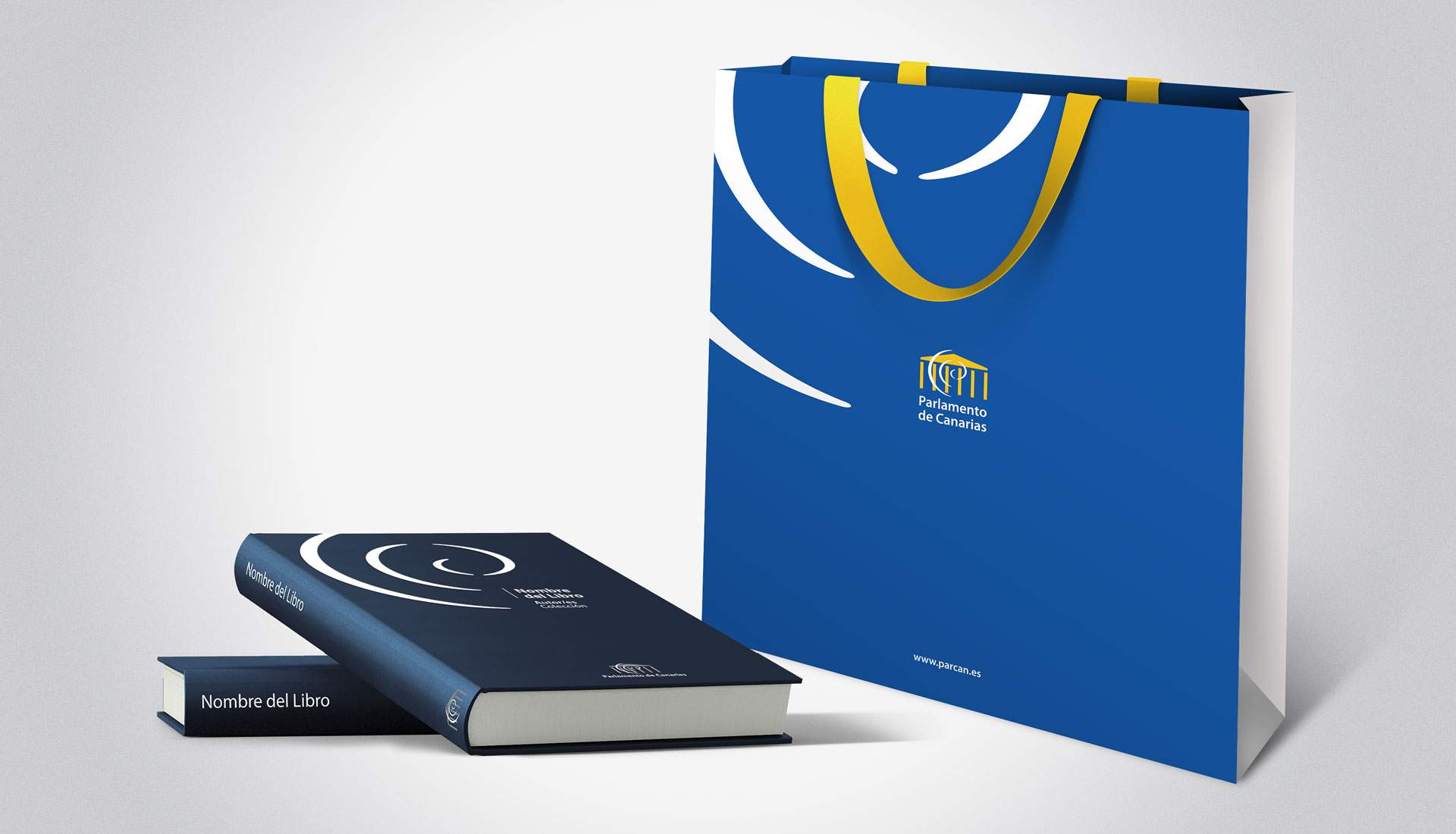libro-bolsa-parlamento-waldemar Libros y bolsas Parlamento de Canarias