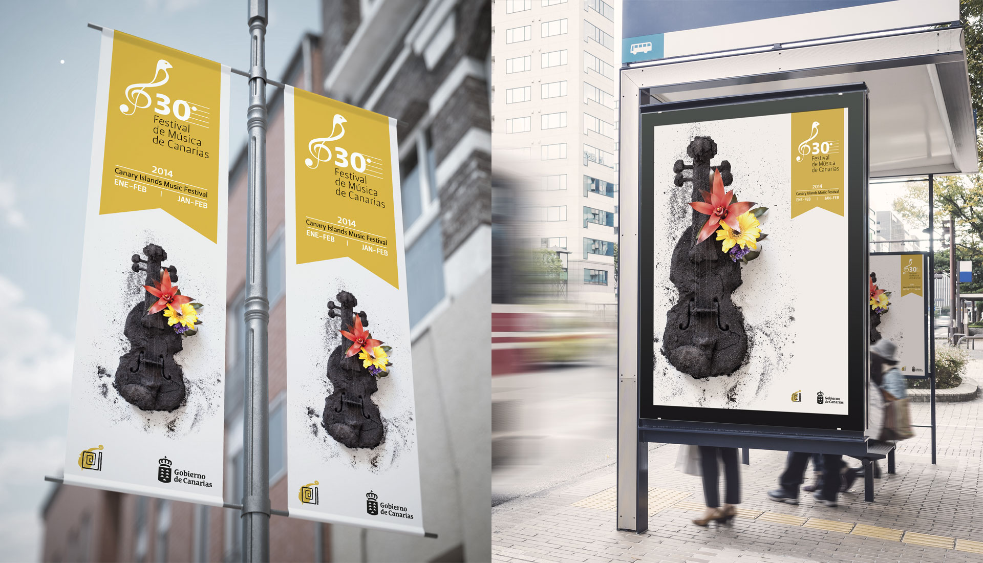 Cartel banderola Festival de Música