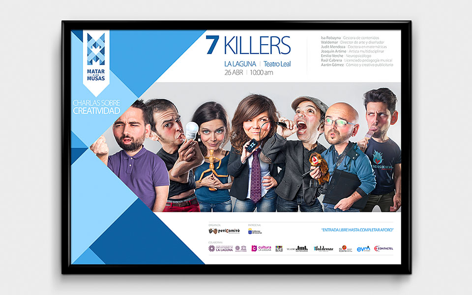 Cartel póster Matar a las Musas