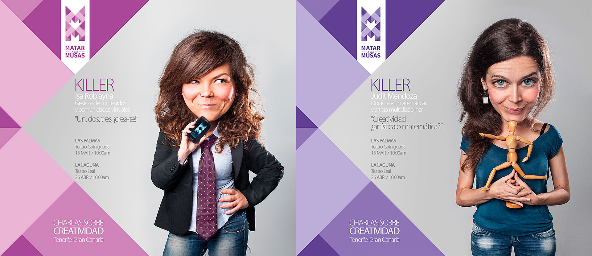 Isa Robayna y Judit Mendoza