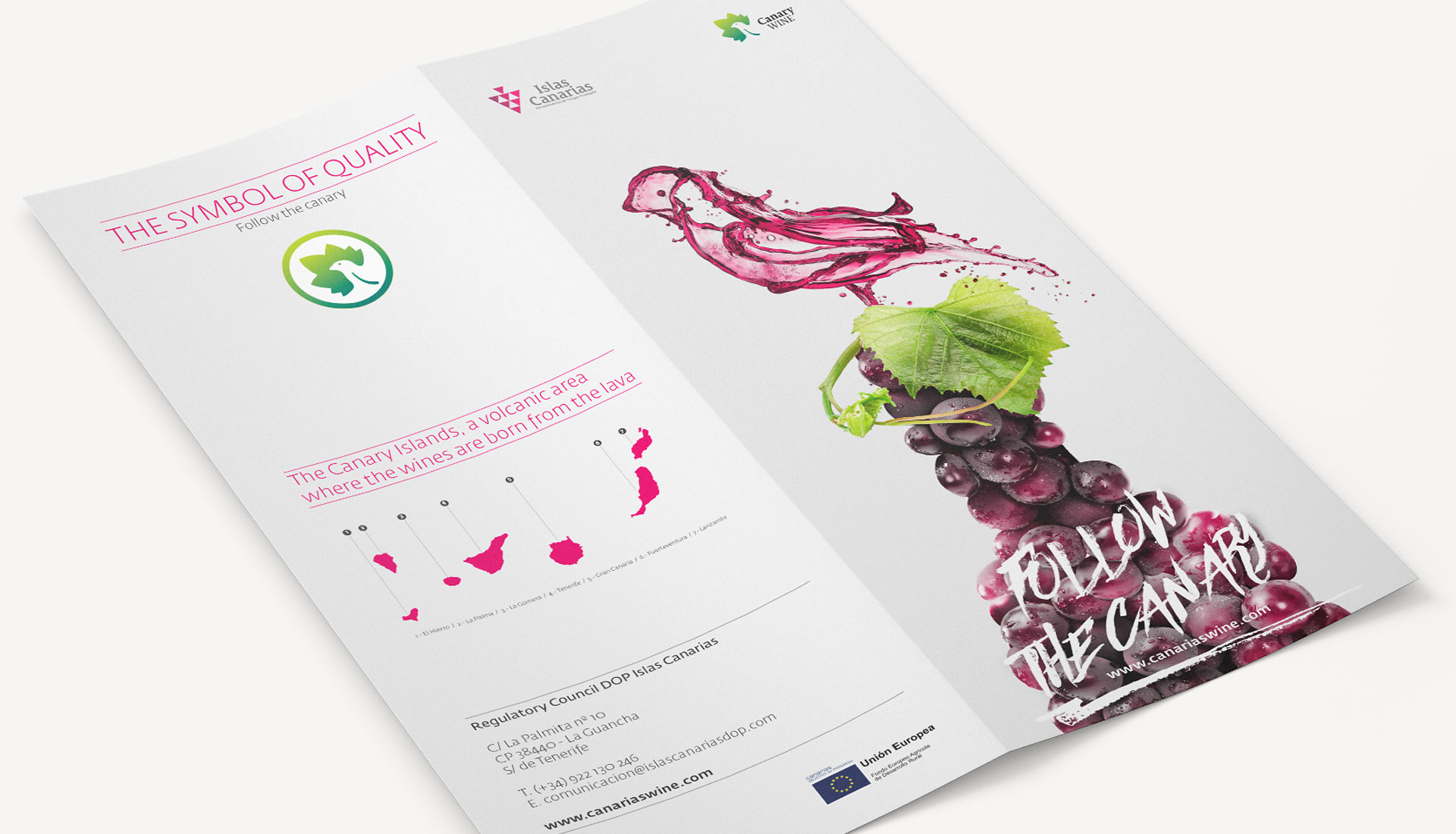 Canary Wine diptico Fenavin