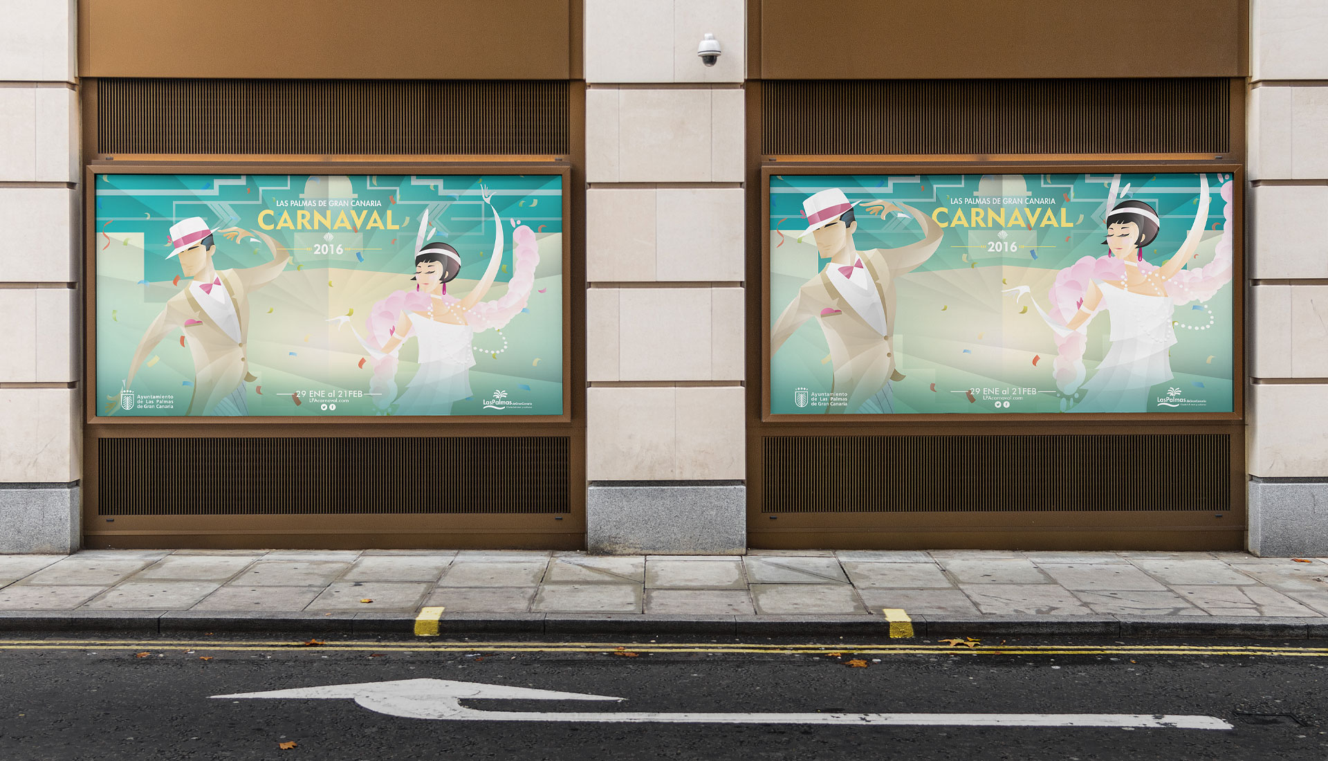 Valla publicitarias Carnaval Gran Canaria