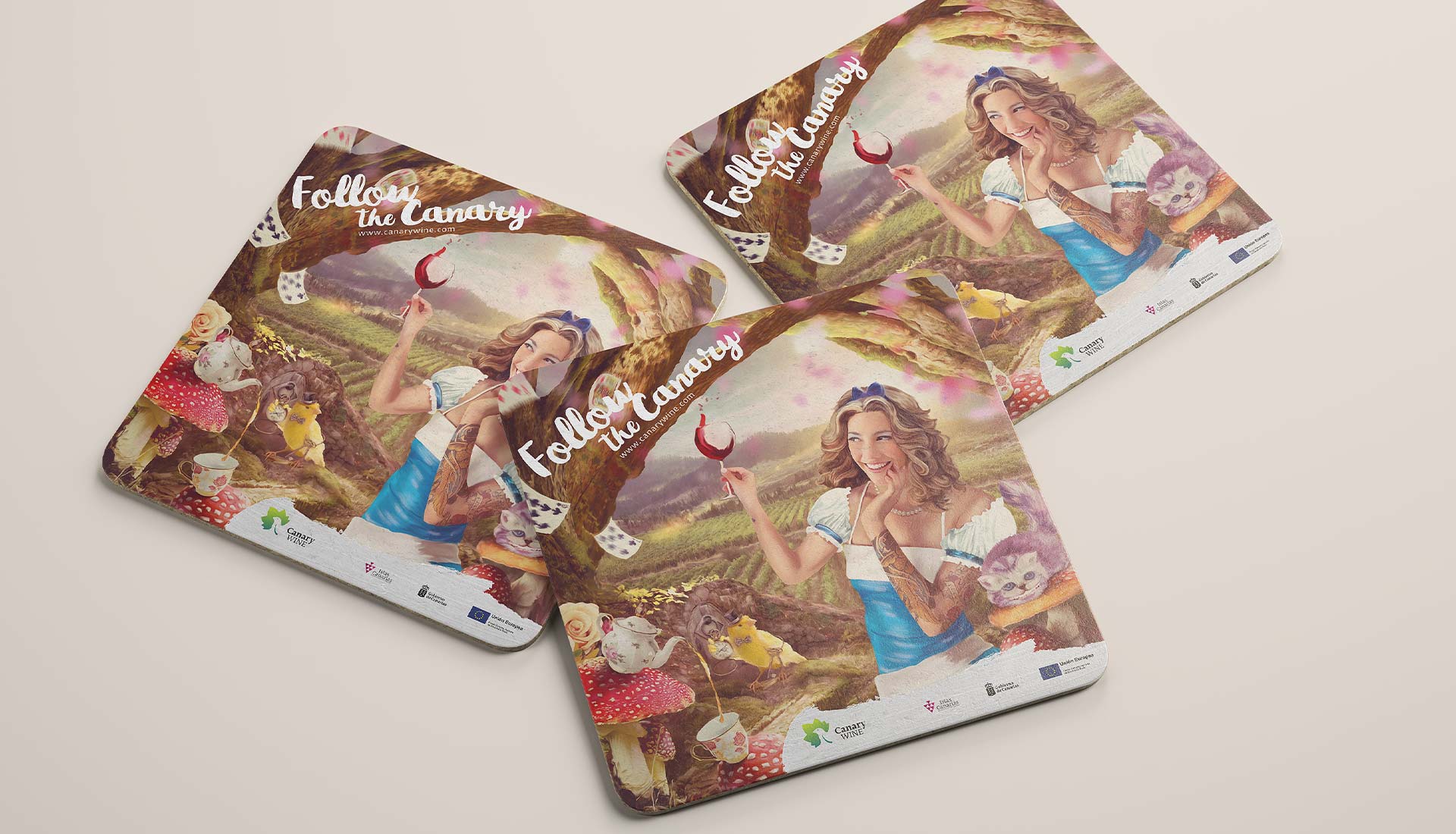 posavasos_cervezas_vino_waldemar Posavasos Canary WIne