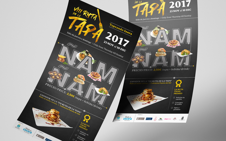Flyer Ruta de la Tapa Guía de Isora 2017