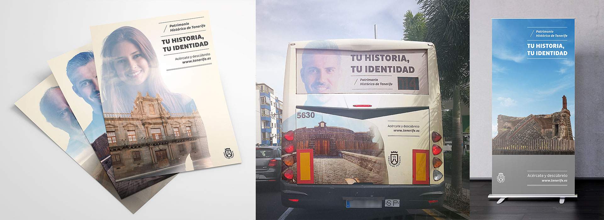 Rollup, guagua y carteles BIC