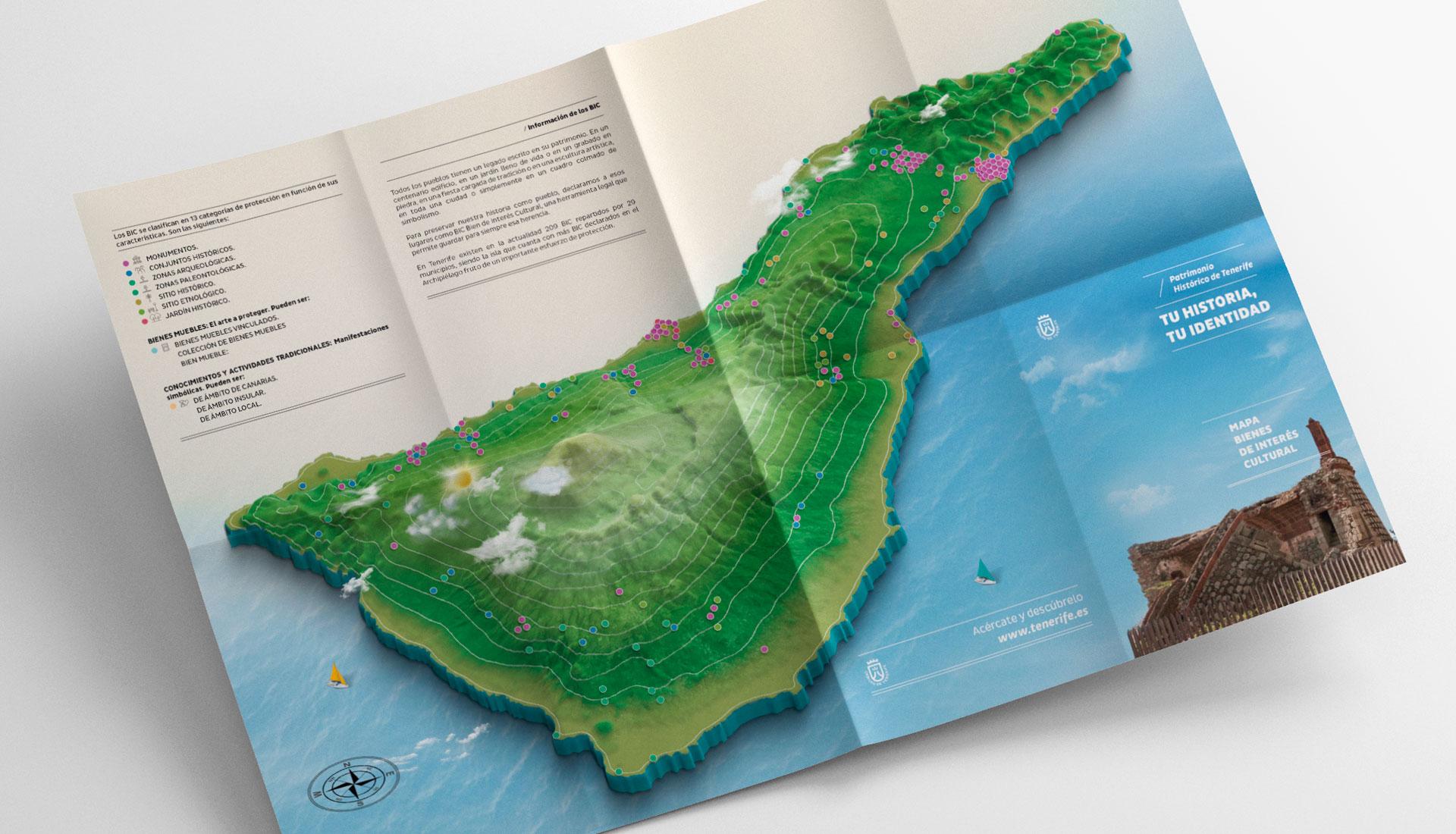 Mapa Bienes Interés Cutural Tenerife