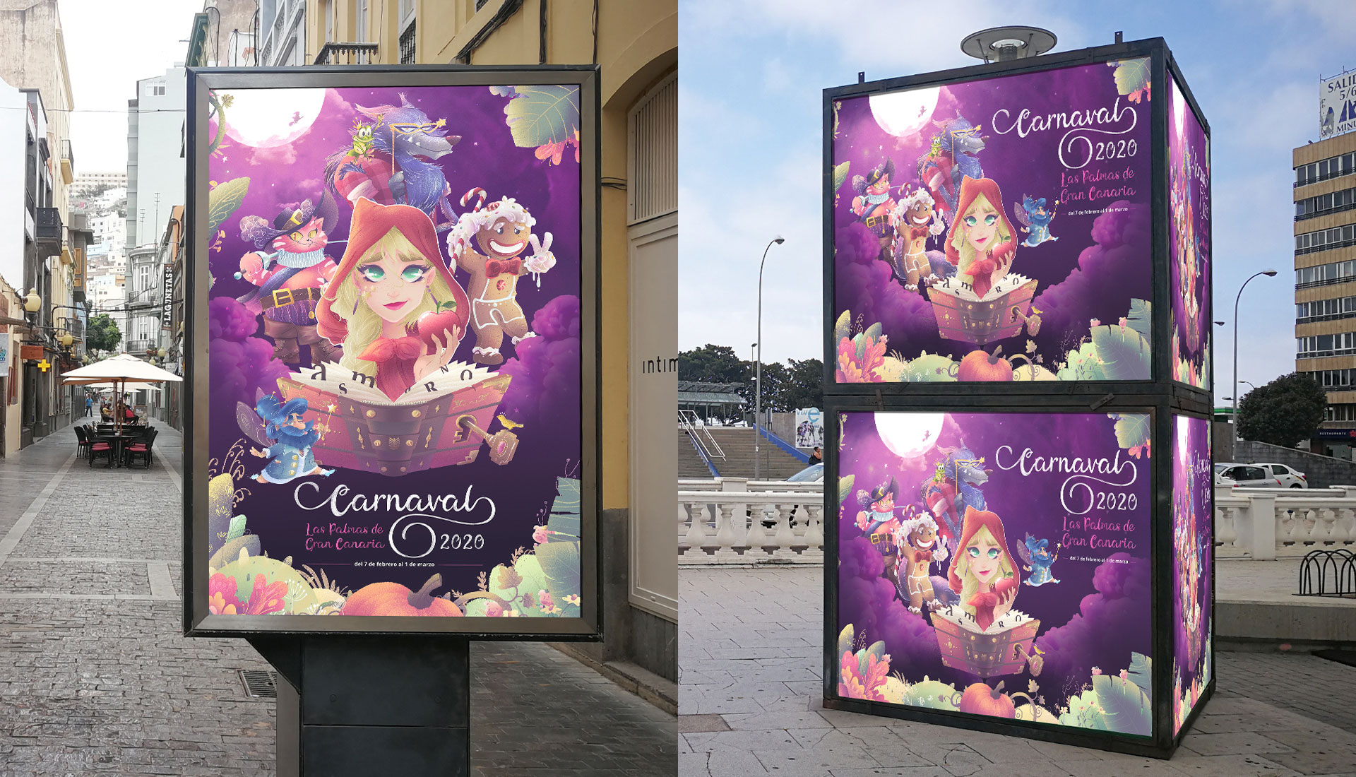 Vallas Cartel carnaval Las Palmas 2020