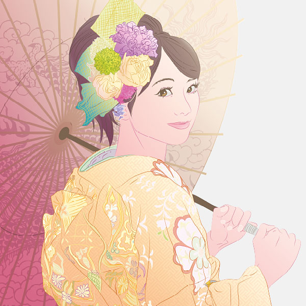 Ilustración Musa Japón MUNA