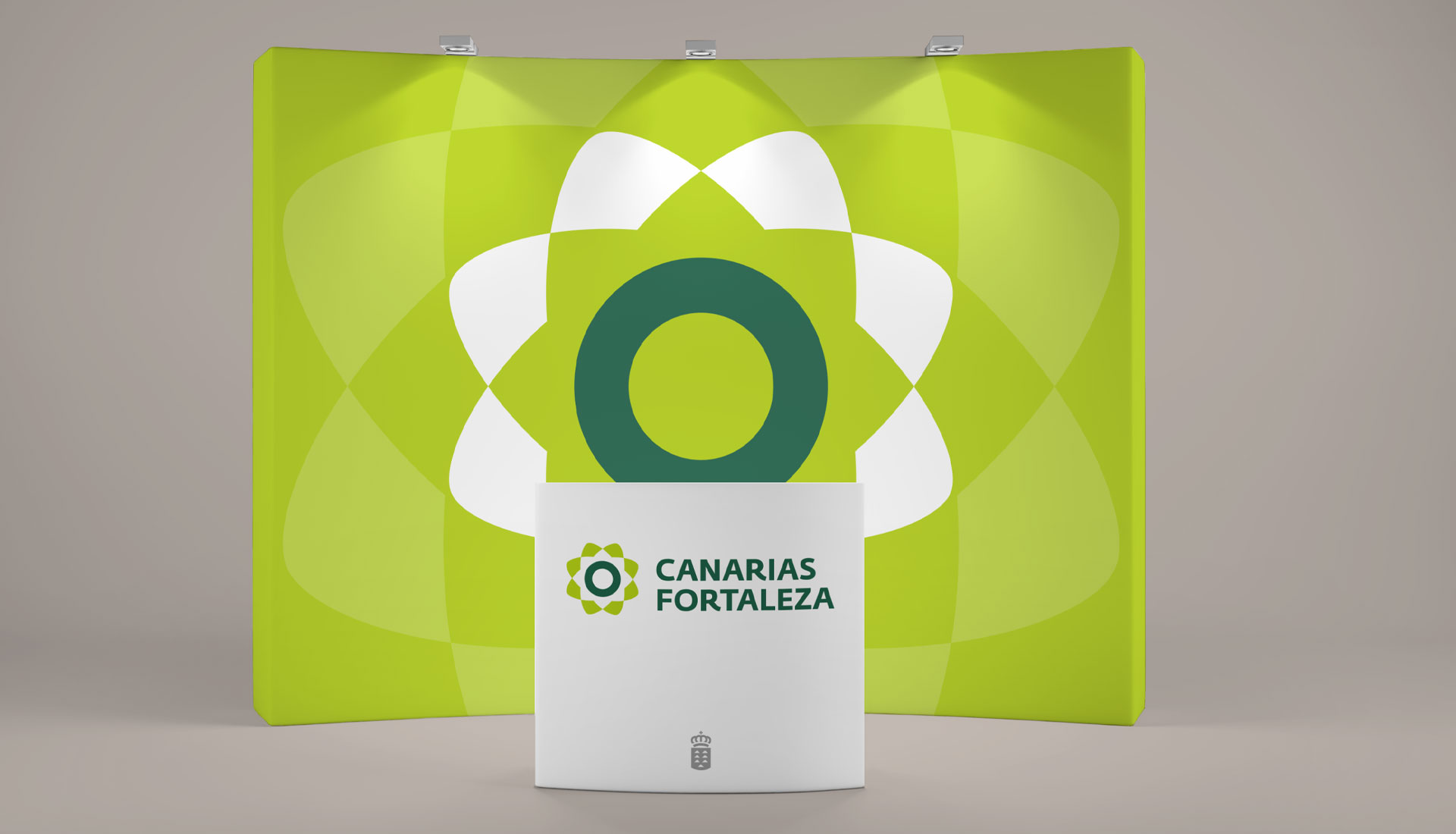 Presentación fondo y atril Turismo