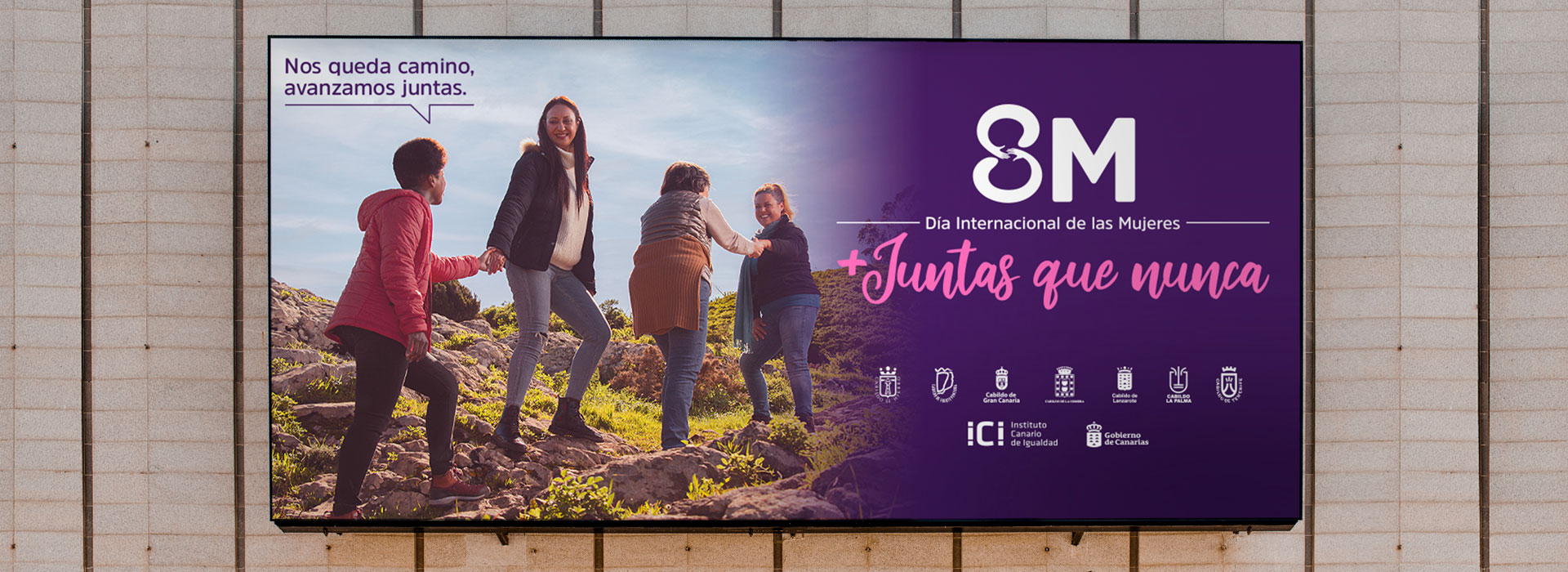 valla_dia_internacional_mujeres_canarias_waldemar Valla Billboard Día Internacional Mujeres Canarias