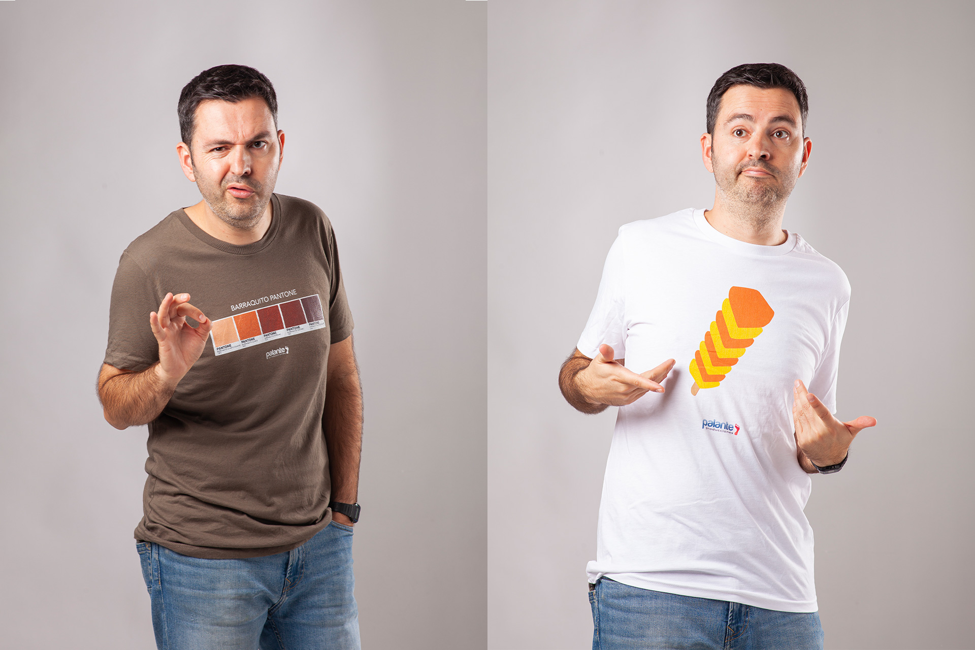 Palante Darío López, fotos para venta de camisetas