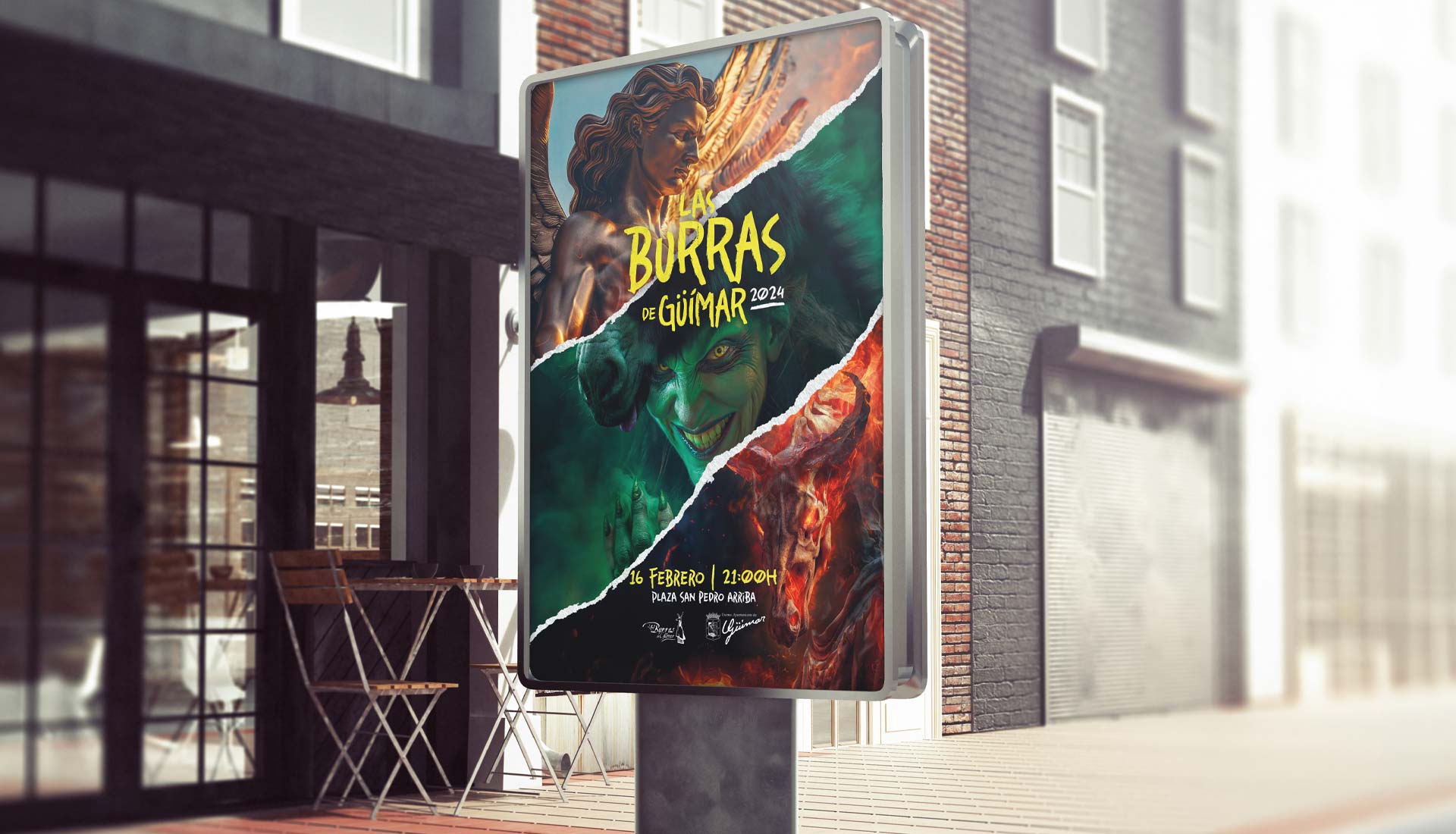 Mupi Las Burras de Güimar