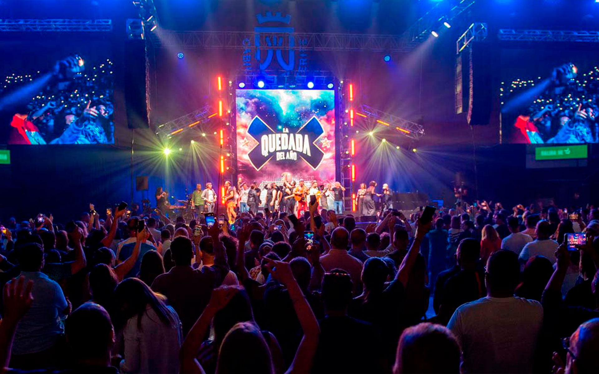 Noche del evento Santiago Martín