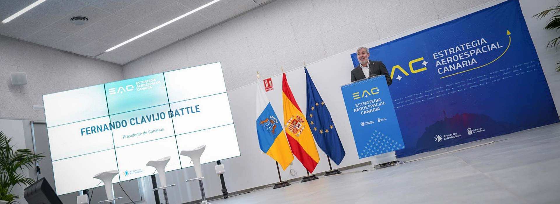 Presentación Fernando Clavijo Presidente Gobierno de Canarias